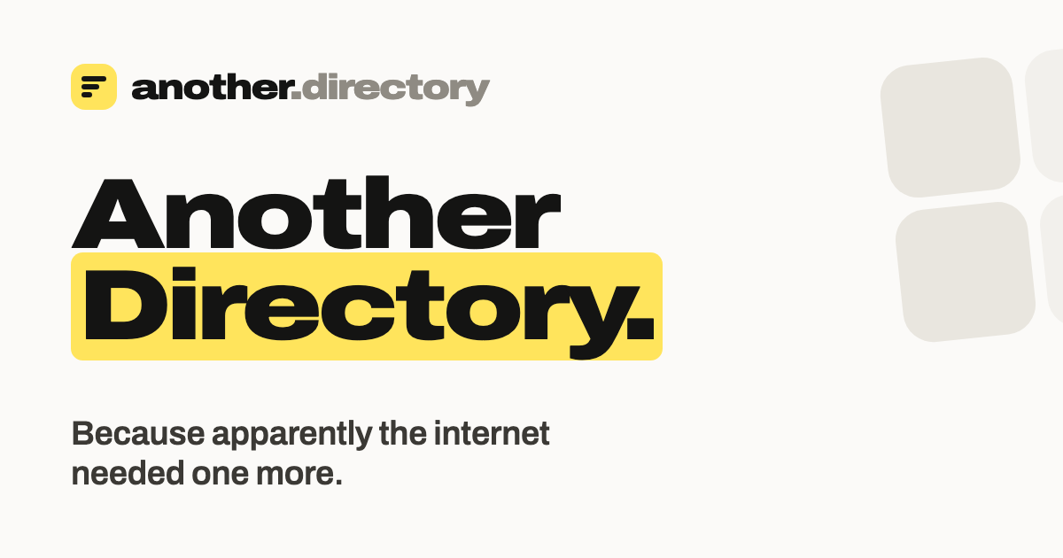 Another Directory: new software tools and who they're for